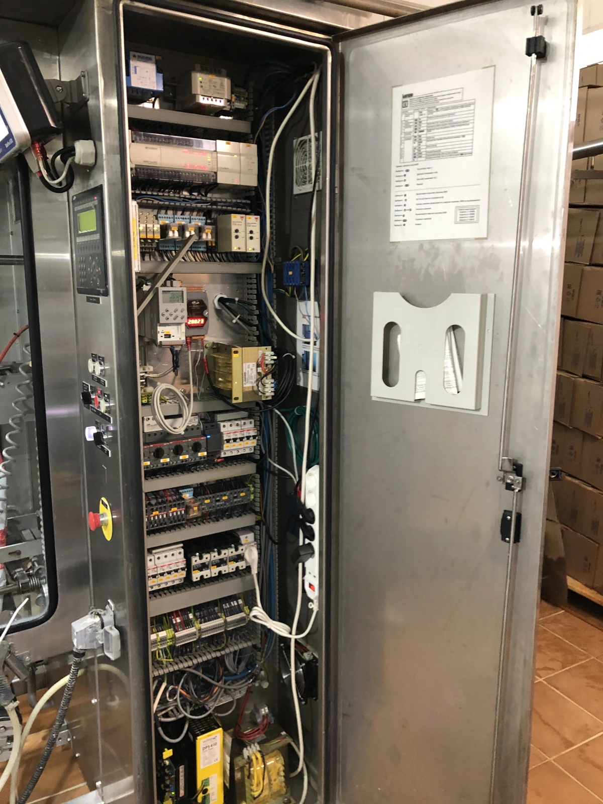 New marking control wired into existing machinery